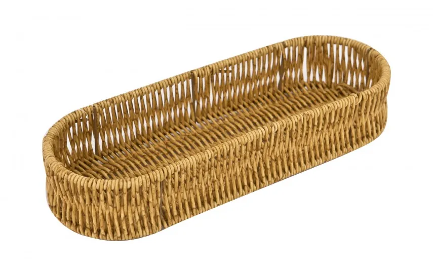 Mondex Koszyk owalny 31x11,5x6 cm jasny brąz 7773 Discount