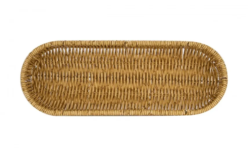 Mondex Koszyk owalny 31x11,5x6 cm jasny brąz 7773 Discount