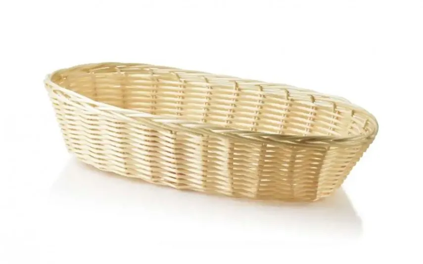 Mondex Koszyk owalny 30x16,5x7 cm SINO kremowy Fashion