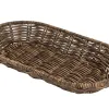 Mondex Koszyk ozdobny 28x16x4 cm owalny Cove brąz Outlet