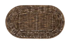 Mondex Koszyk ozdobny 28x16x4 cm owalny Cove brąz Outlet