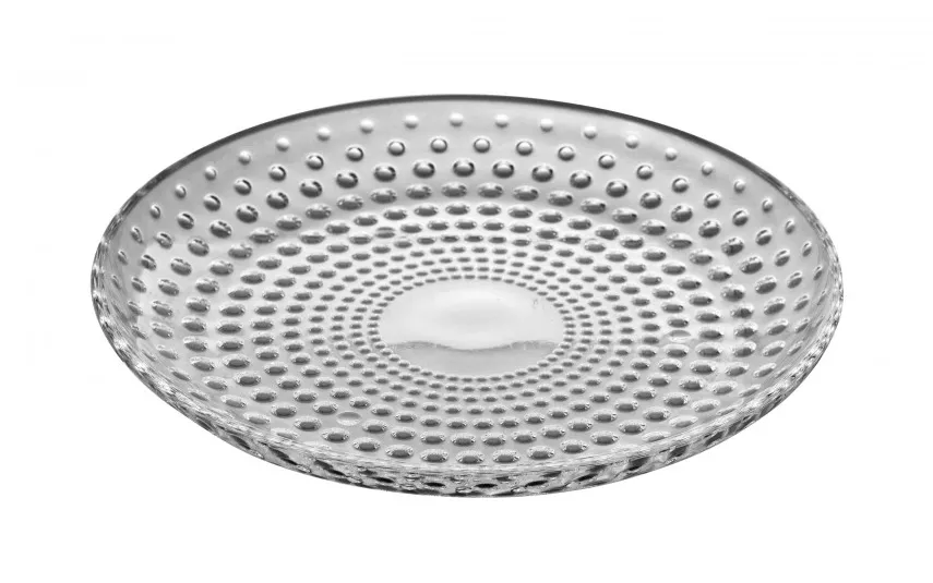 RCR KPL. 4 talerzy deserowych szklanych 18cm Galassia Fashion