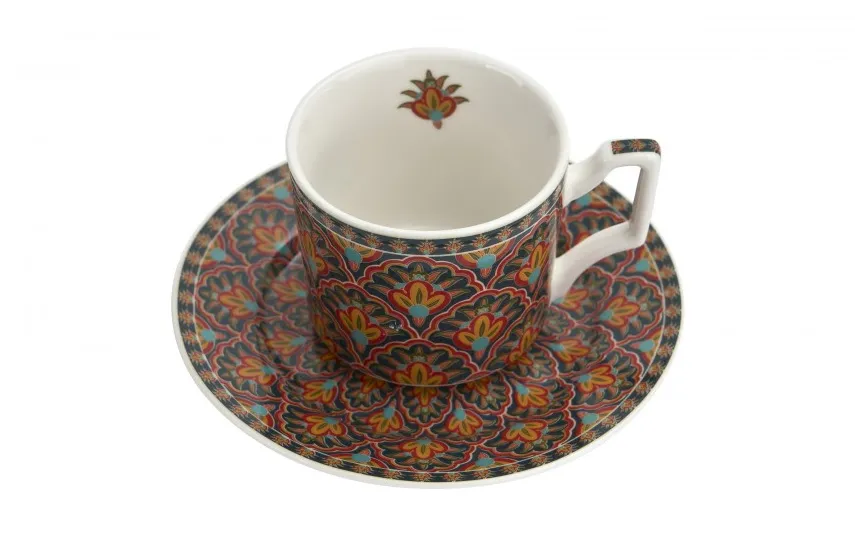 Duo Kpl.2 filiżanek ze spodkami 120 ml Festum do espresso Clearance