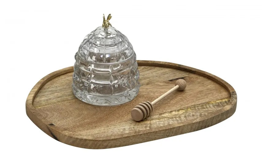 Bohemia Kryształowy pojemnik na miód 300 ml 69710 Outlet