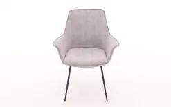 Witek Home Krzesło SILK SZARY Fashion