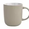 Tulowice Kubek ceramiczny 400 ml beżowo-biały New
