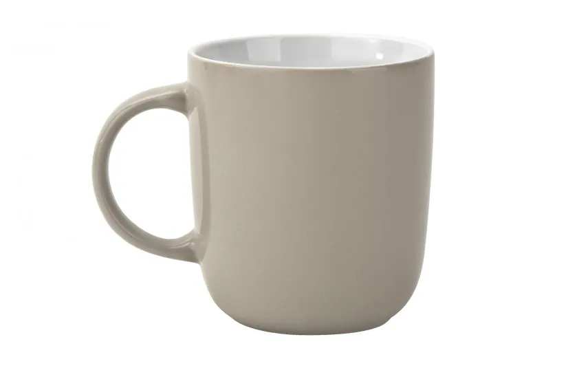 Tulowice Kubek ceramiczny 400 ml beżowo-biały New