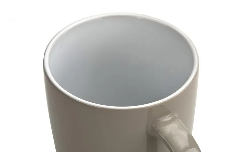 Tulowice Kubek ceramiczny 400 ml beżowo-biały New