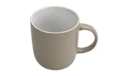 Tulowice Kubek ceramiczny 400 ml beżowo-biały New