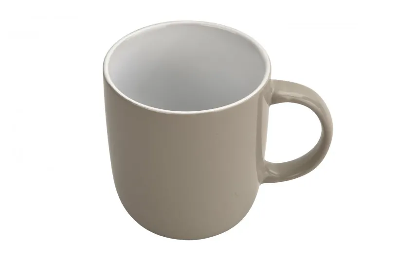 Tulowice Kubek ceramiczny 400 ml beżowo-biały New