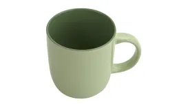 Tulowice Kubek ceramiczny 400 ml jasno zielony-ciemno zielony Hot