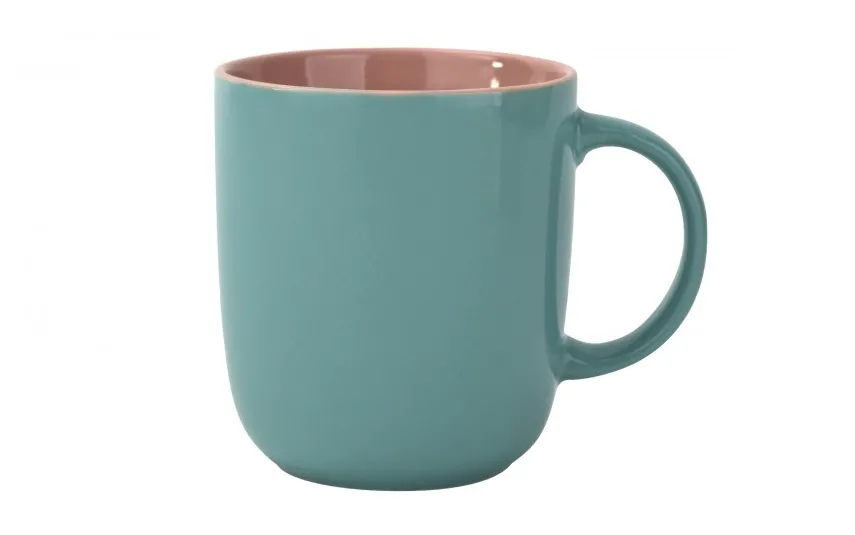 Tulowice Kubek ceramiczny 400 ml niebiesko-różowy Fashion