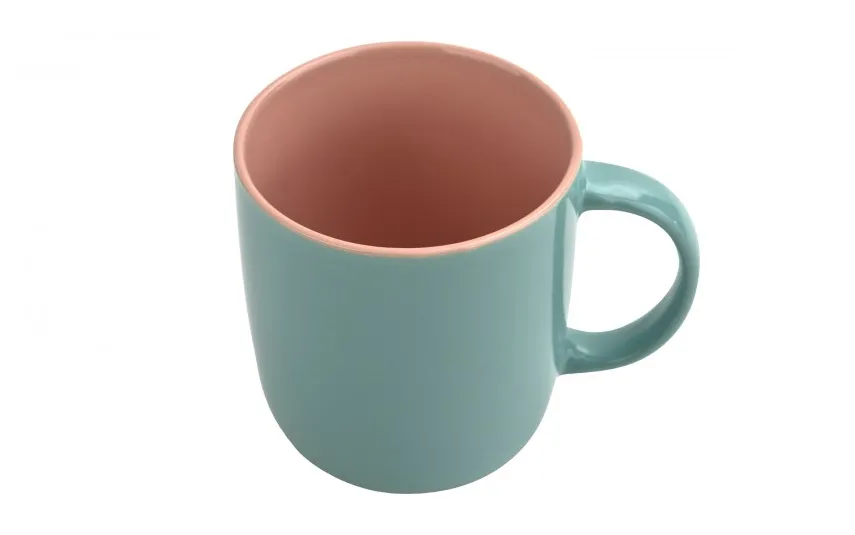 Tulowice Kubek ceramiczny 400 ml niebiesko-różowy Fashion