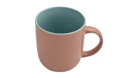 Tulowice Kubek ceramiczny 400 ml różowo-niebieski Clearance