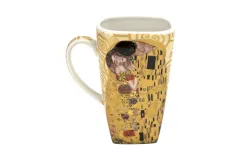 Duo Kubek kwadratowy 630 ml The Kiss Ecru porcelanowy Online