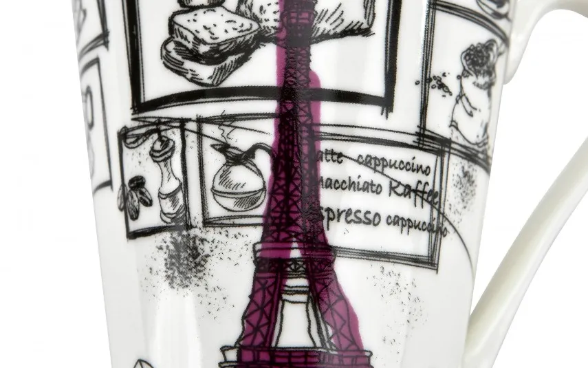 Witek Home Kubek Paris 300ml (różowy) New