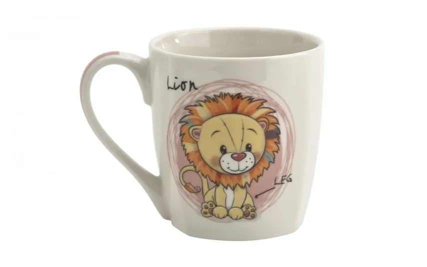 Veroni Kubek porcelanowy 300 ml Coco Lion New