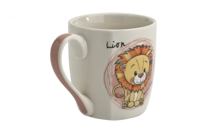 Veroni Kubek porcelanowy 300 ml Coco Lion New
