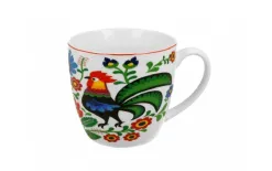 Duo Kubek porcelanowy 460 ml Koguty Folk Fashion