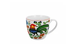 Duo Kubek porcelanowy 460 ml Koguty Folk Fashion