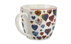 Duo Kubek porcelanowy 460 ml Kolorowe Serca 3 New