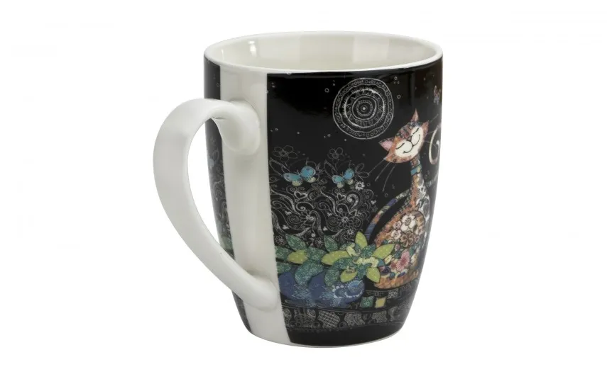 Veroni Kubek porcelanowy 360 ml Koty wzór 1 Online