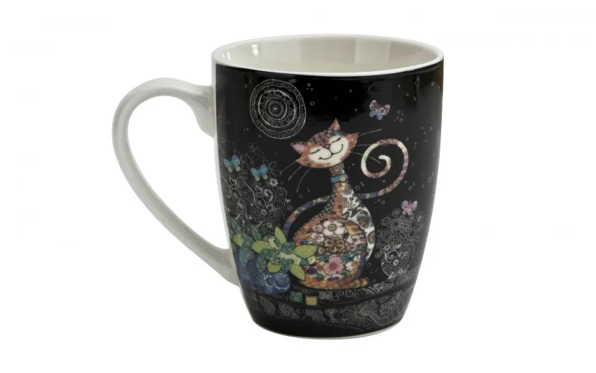 Veroni Kubek porcelanowy 360 ml Koty wzór 1 Online
