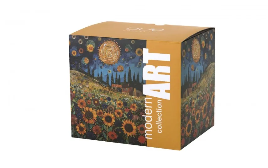 Duo Kubek porcelanowy 450 ml Modern Sunflower Field Clearance