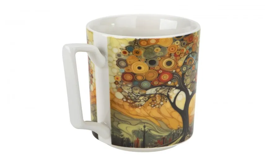 Duo Kubek porcelanowy 450 ml Modern Tree Hot