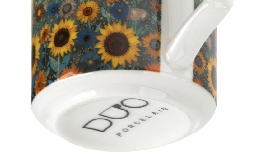 Duo Kubek porcelanowy 450 ml Modern Sunflower Field Clearance