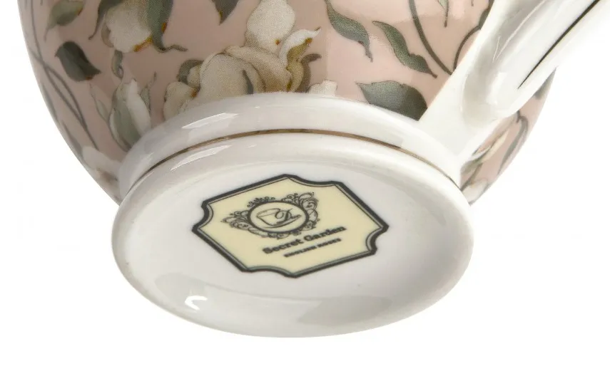 Duo Kubek porcelanowy 530 ml na stopce English Roses Cream Sale