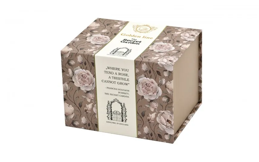 Duo Kubek porcelanowy 530 ml na stopce English Roses Cream Sale