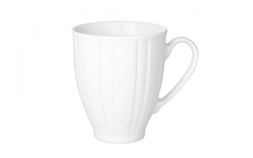 Cmielow Kubek porcelanowy 380 ml Oktawa biała 0001 Outlet