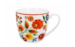 Duo Kubek porcelanowy 460 ml Łowicz Fashion