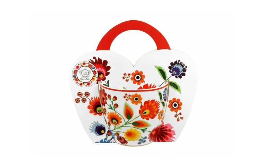 Duo Kubek porcelanowy 460 ml Łowicz Fashion