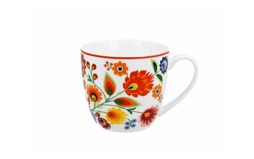 Duo Kubek porcelanowy 460 ml Łowicz Fashion