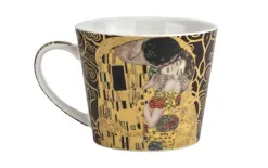 Duo Kubek porcelanowy 610 ml prosty The Kiss Brown Discount