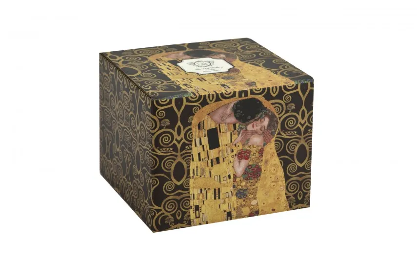 Duo Kubek porcelanowy 610 ml prosty The Kiss Brown Discount