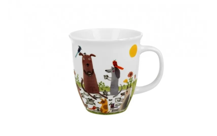Duo Kubek porcelanowy 650 ml Psi Piknik Discount