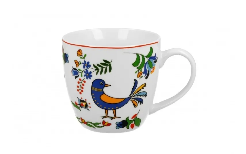 Duo Kubek porcelanowy 460 ml Ptaszek Kaszubski Outlet
