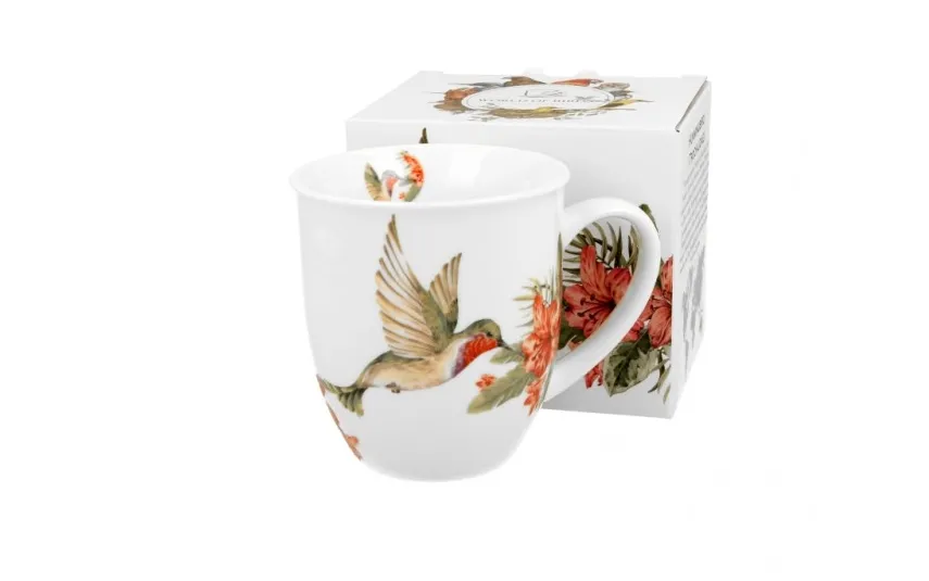 Duo Kubek porcelanowy 400 ml PTASI ŚWIAT KOLIBER Best