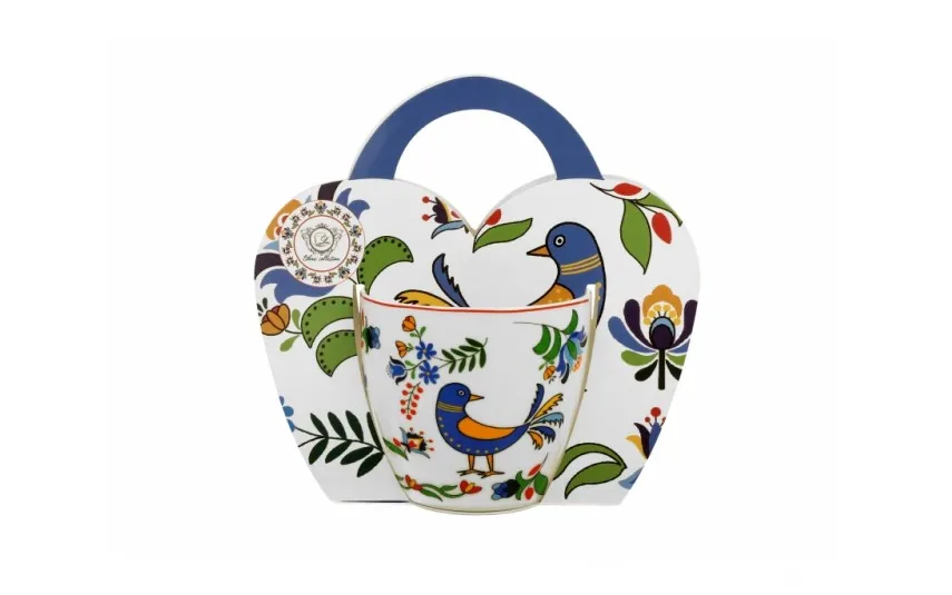 Duo Kubek porcelanowy 460 ml Ptaszek Kaszubski Outlet
