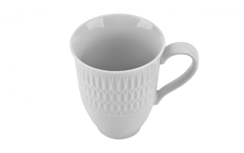 Cmielow Kubek porcelanowy 300 ml Sofia Biała Discount
