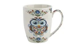 Duo Kubek porcelanowy 350 ml Sowa Etno Sale