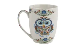 Duo Kubek porcelanowy 350 ml Sowa Etno Sale