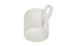 Tulowice Kubek porcelanowy 400 ml szeroki kremowy Sale