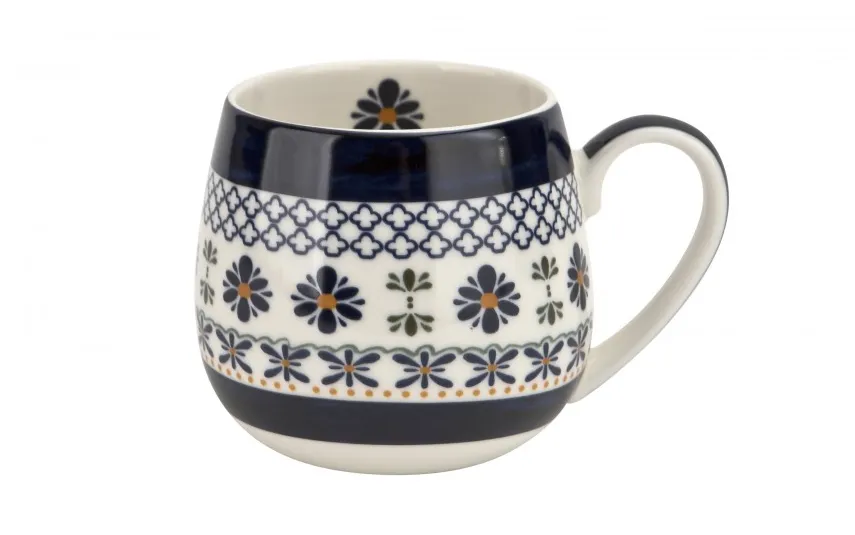 Duo Kubek porcelanowy baryłka 430 ml Indigo 4 Sale