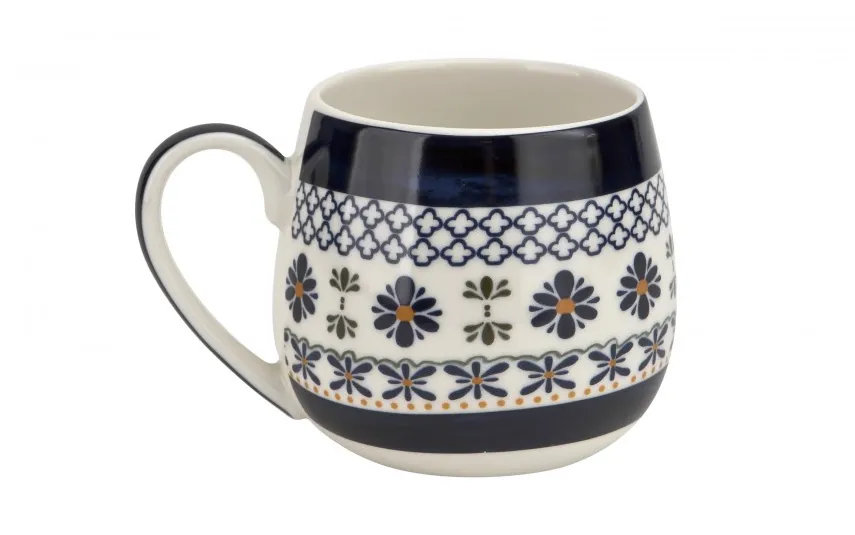 Duo Kubek porcelanowy baryłka 430 ml Indigo 4 Sale