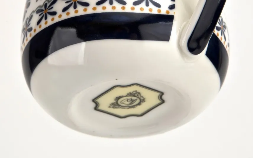Duo Kubek porcelanowy baryłka 430 ml Indigo 4 Sale