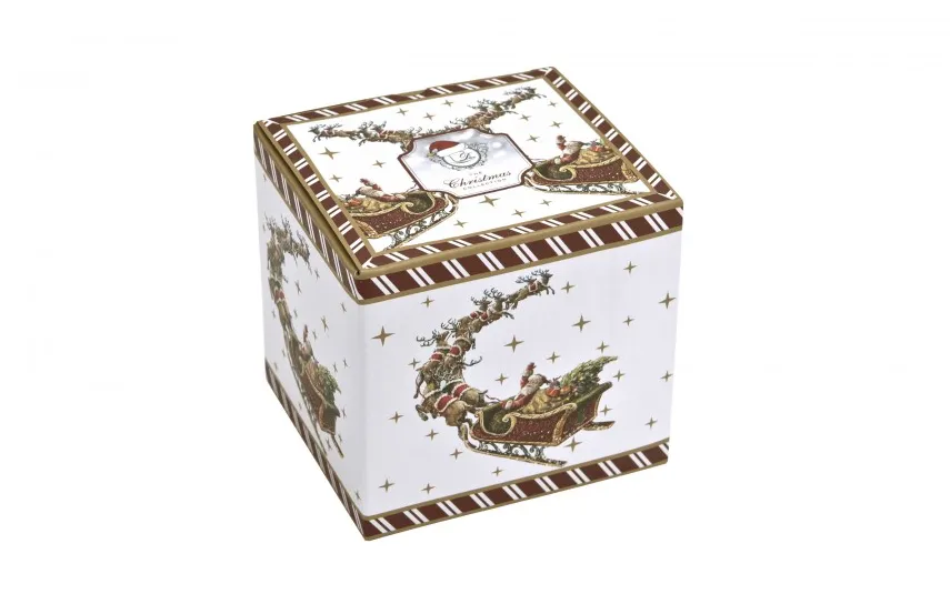 Duo Kubek porcelanowy 350ml Mikołaj na saniach Best